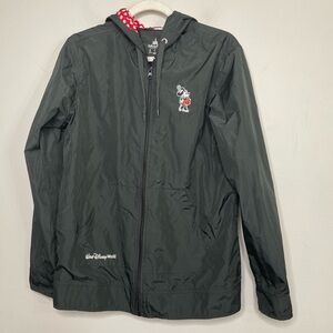 Disney World Minnie Red Polka Dots Women’s Zipper Hoodie Jacket Sz M